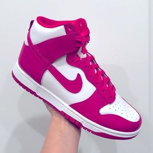 Nike Pink High Top Sneakers 